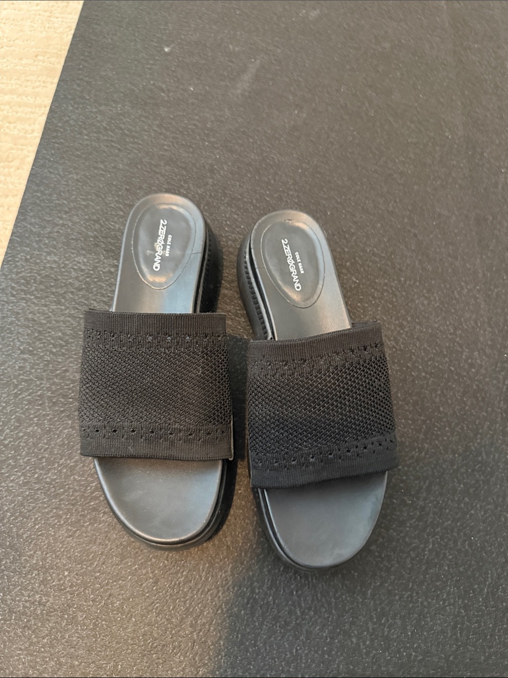 Cole Haan ZeroGrand Stitchlite Platform Slide Sandals